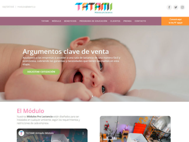 TATAMI — Módulos Pro Lactancia